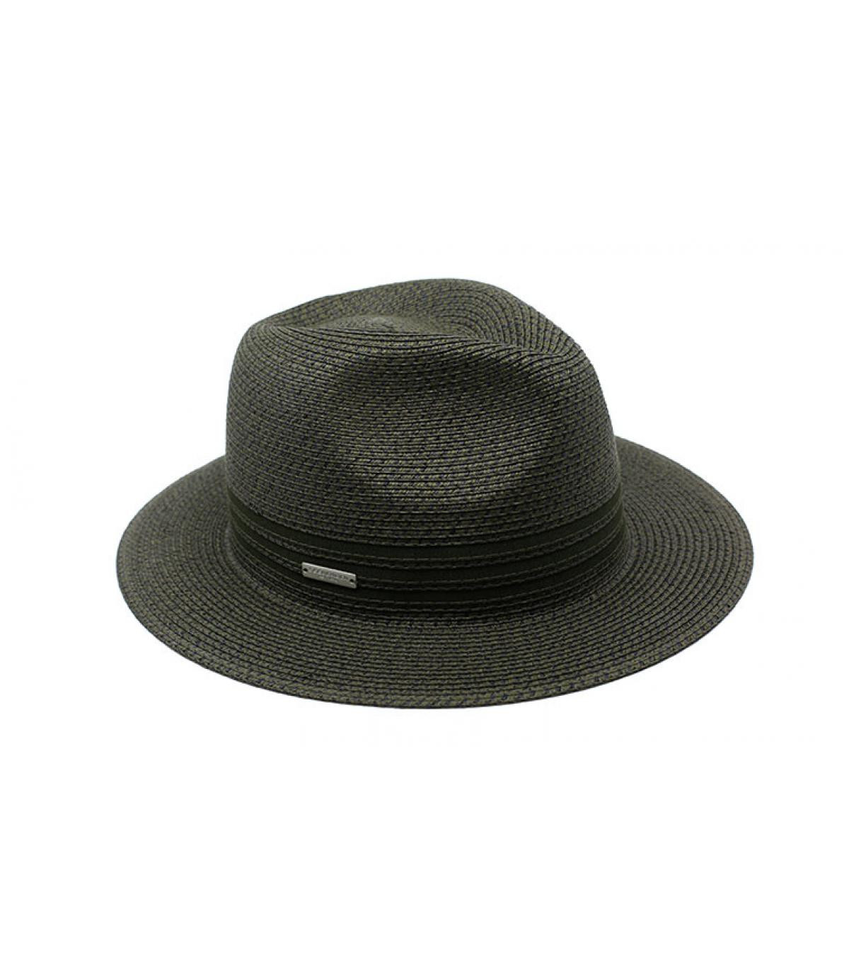 Seeberger cappello di paglia verde Seeberger cappello di paglia verde